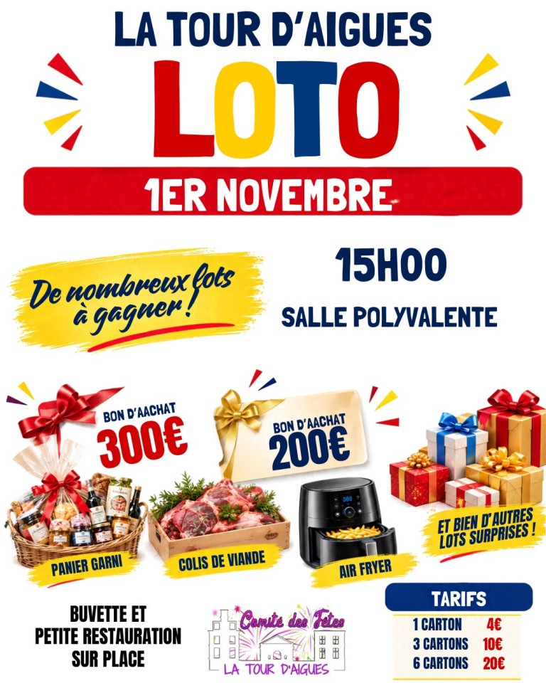 Loto du Comité des fêtes