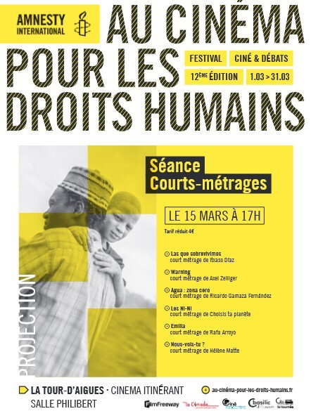 Au cinéma pour les droits humains