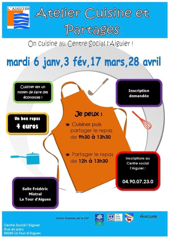 Atelier cuisine et partages