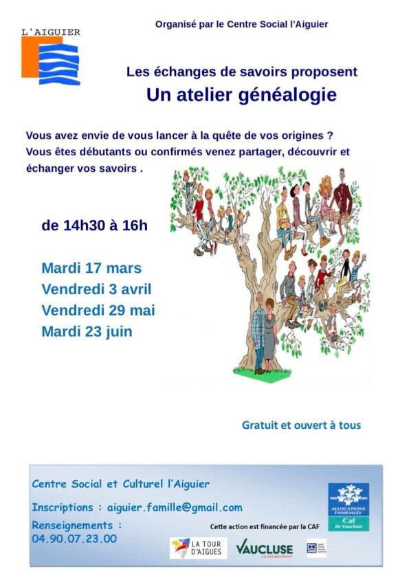 Atelier généalogie