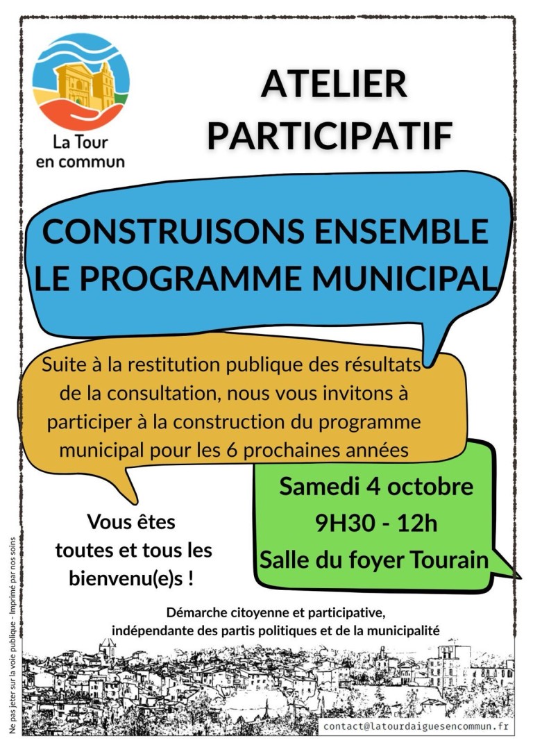 Atelier participatif
