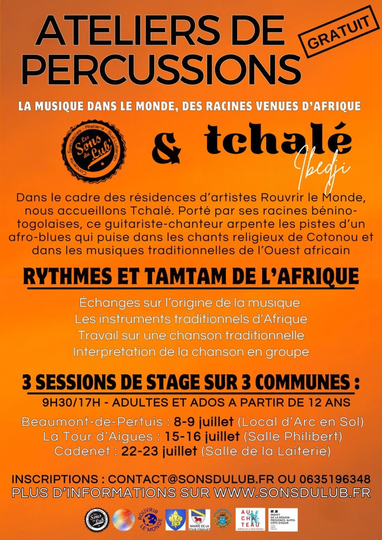 Atelier de percussions