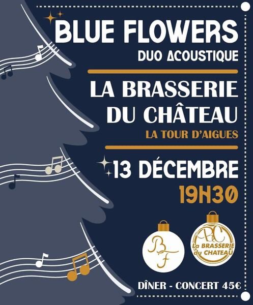 Dîner concert Blue Flowers