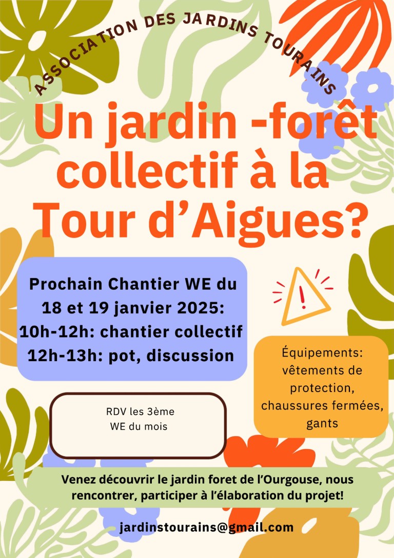 Chantier collectif jardin-forêt