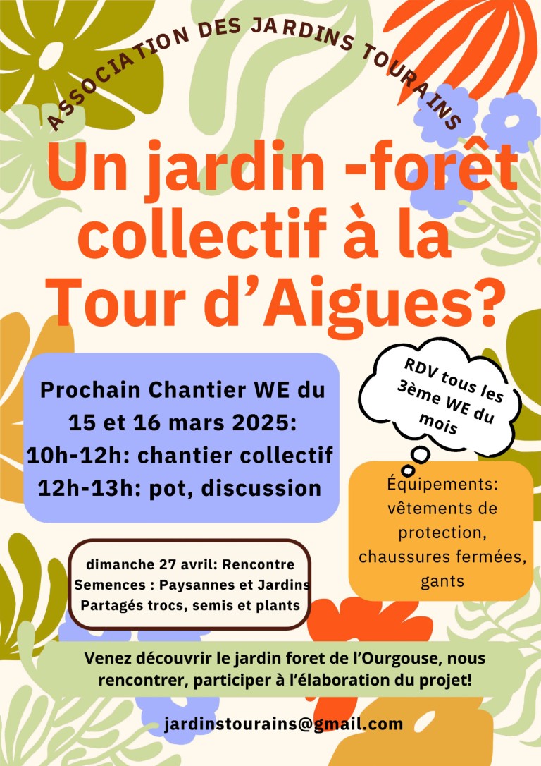 Chantier collectif jardin-forêt