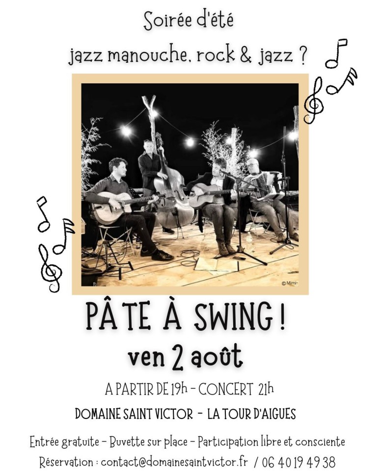 Soirée d'été jazz manouche rock et jazz