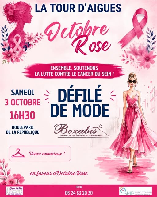 Défilé de mode et tombola pour Octobre Rose