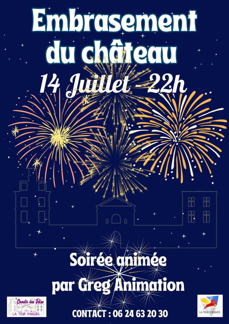 Embrasement du château