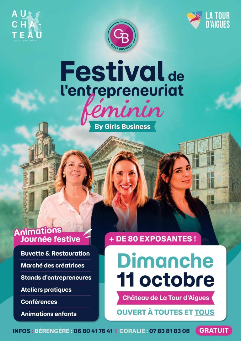 Festival de l’entrepreneuriat Féminin au Château de La Tour d’Aigues
