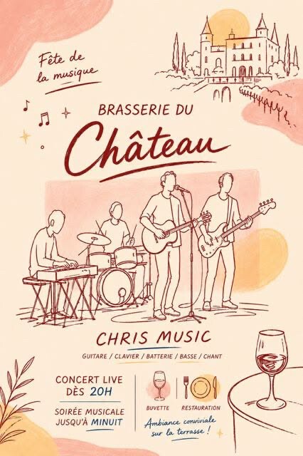 Fête de la musique à la brasserie du Château