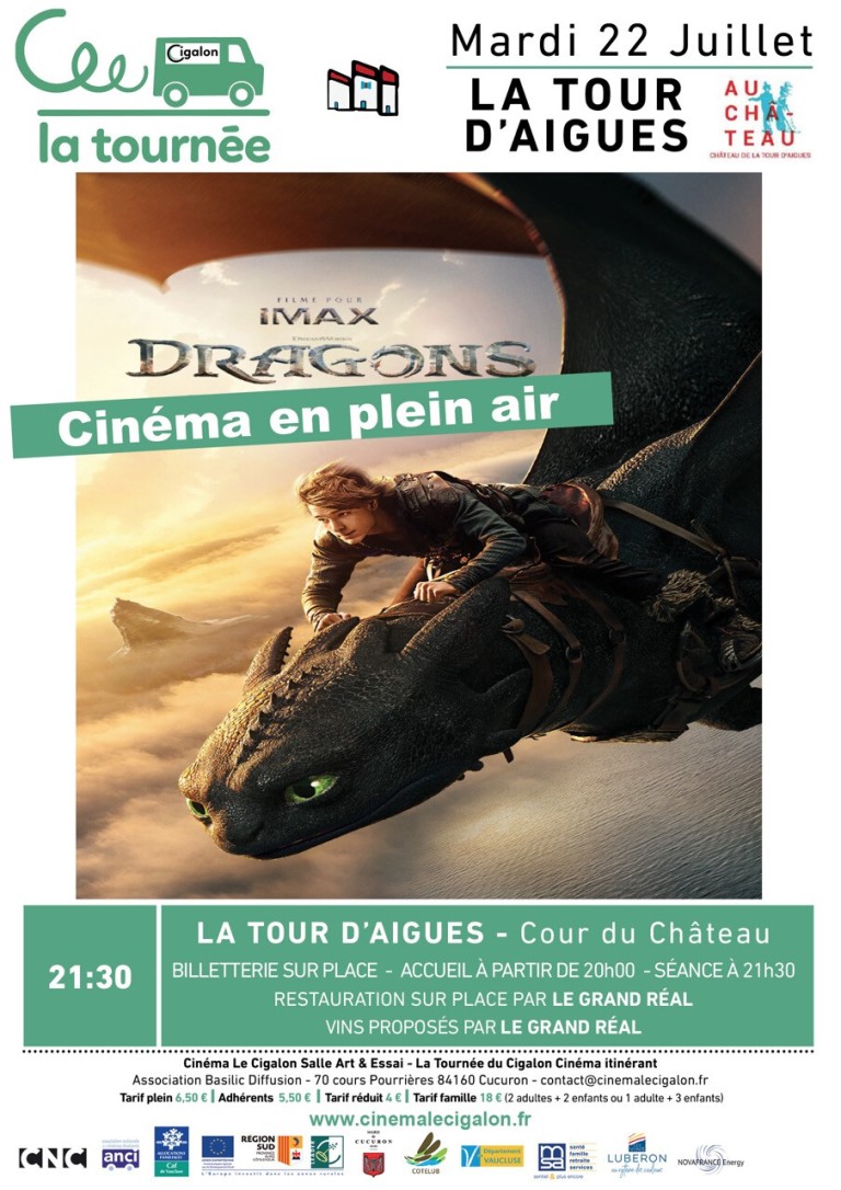 Cinéma en plein air - Dragons