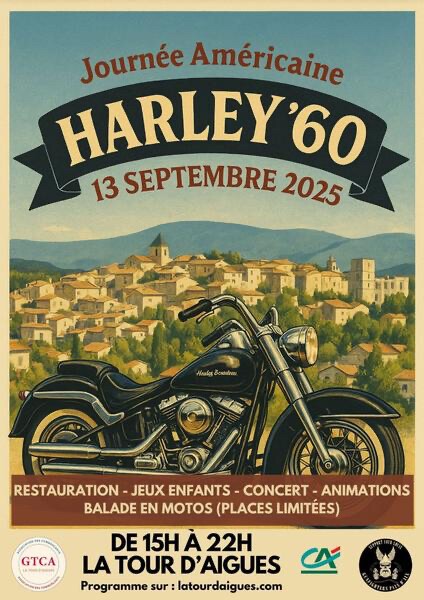 Journée américaine Harley 60