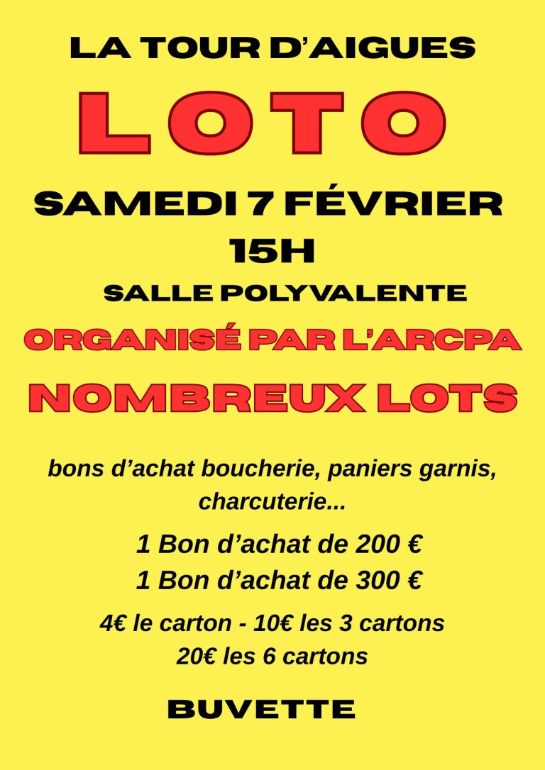 Loto de l'ARCPA