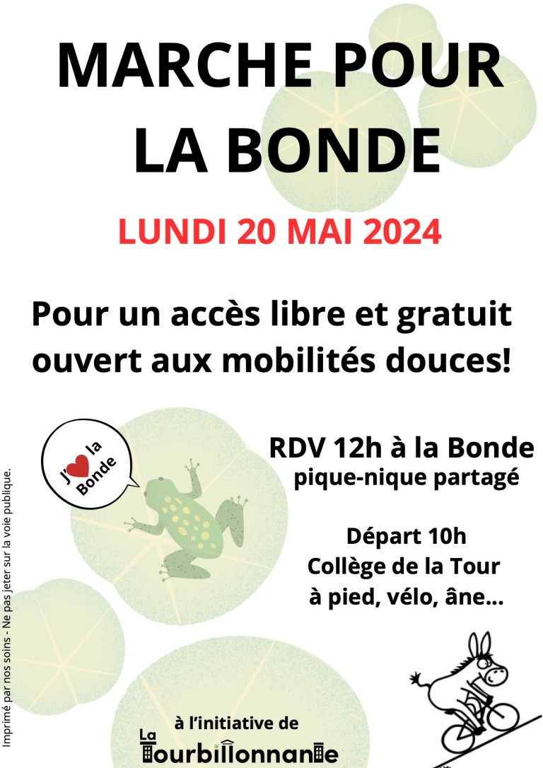 Marche pour La Bonde