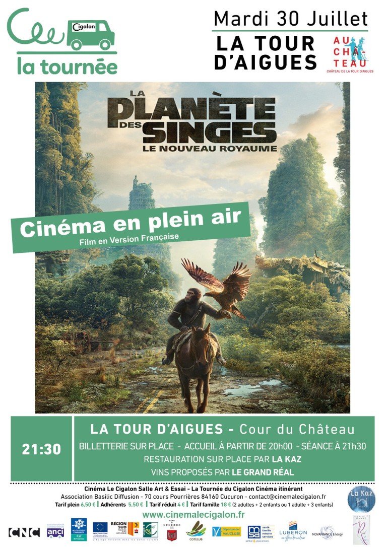 Ciné plein air - La planète des singes : le nouveau royaume