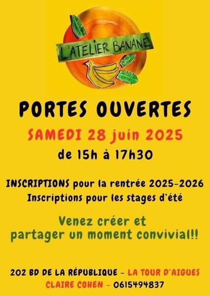 Portes ouvertes à l'Atelier Banane