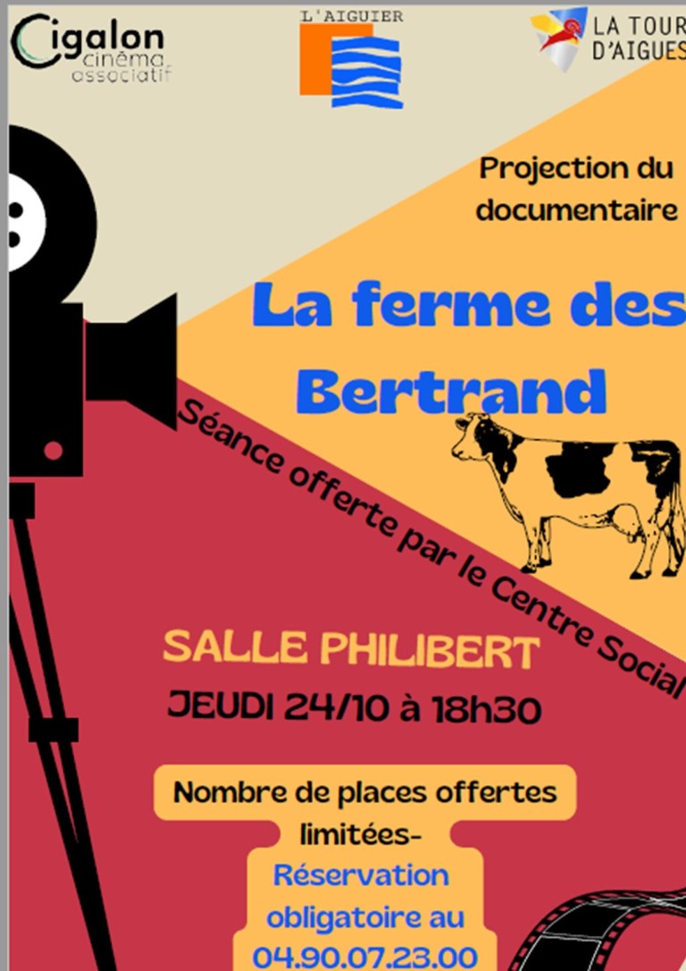 Projection du documentaire La ferme des Bertrand