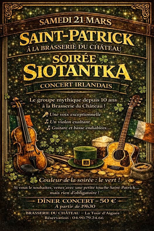 Saint-Patrick - Soirée Siotantka