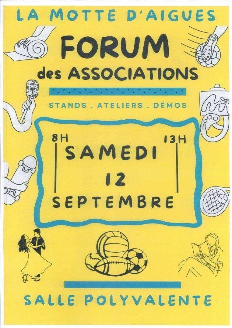 Journée des associations à La Motte d’Aigues