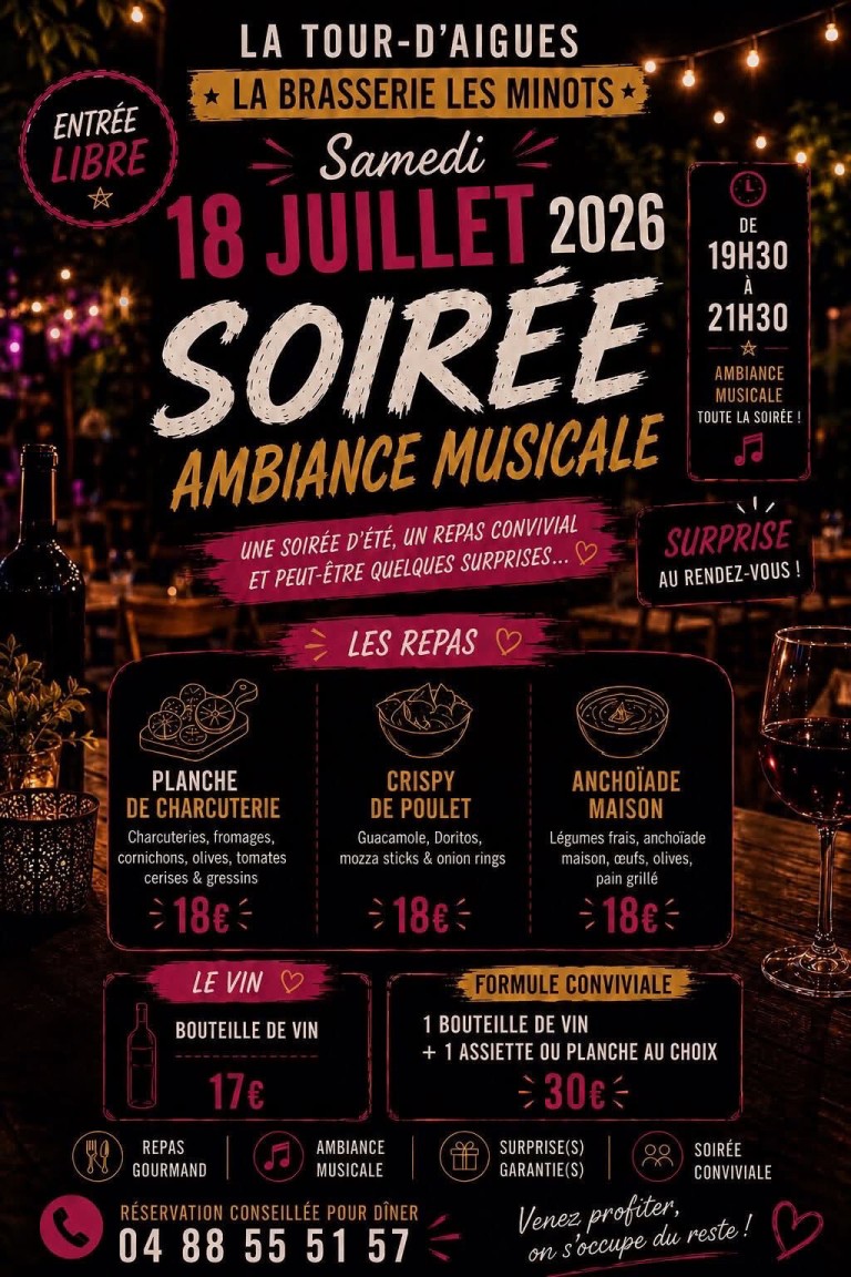 Soirée ambiance musicale