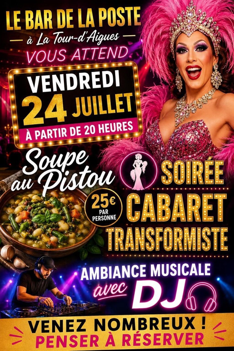 Soirée cabaret transformiste