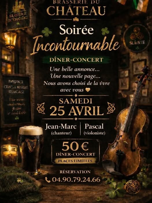 Dîner-concert Soirée Incontournable