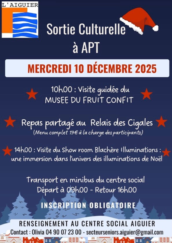 Sortie culturelle à Apt