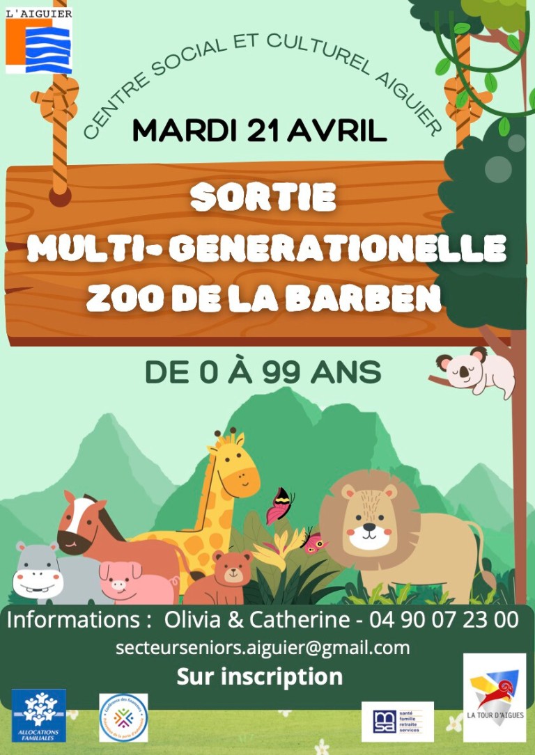 Sortie multi-générationelle Zoo de La Barben