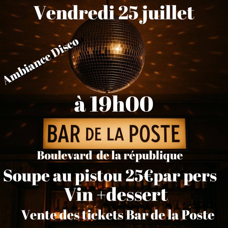 Soirée soupe au pistou