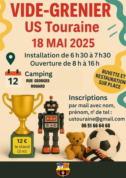 Vide grenier de l'US Touraine