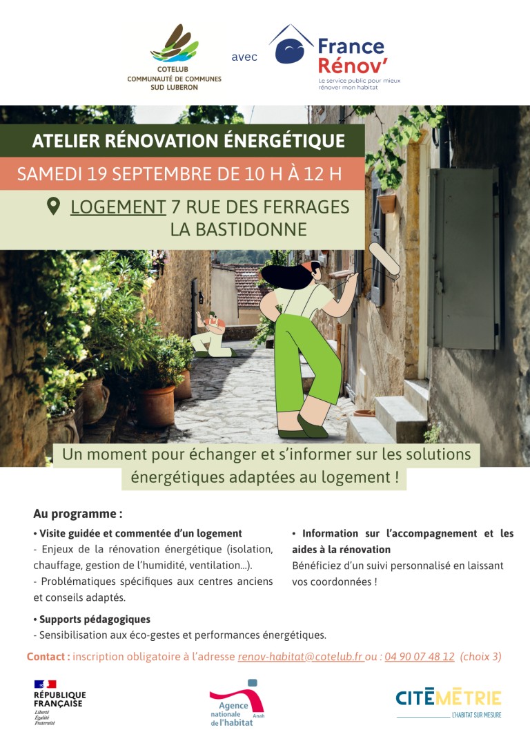 Atelier rénovation énergétique