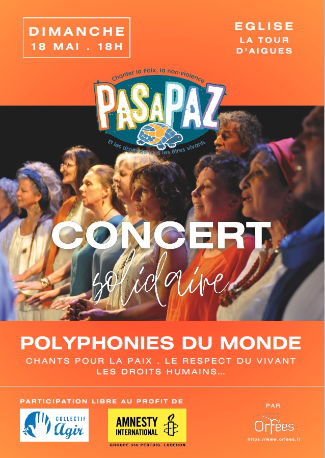 Concert solidaire Pasapaz