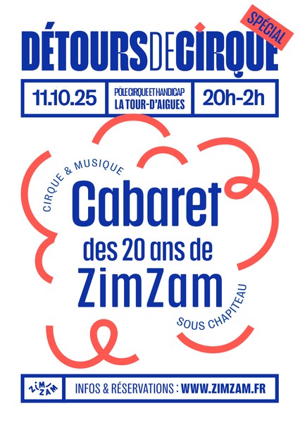 Soirée Détour de cirque pour les 20 ans de Zimzam