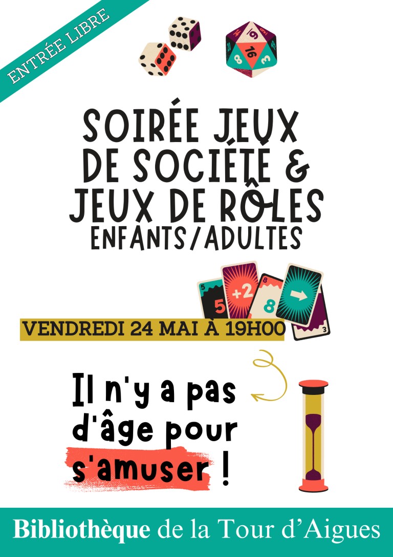 Soirée jeux de société